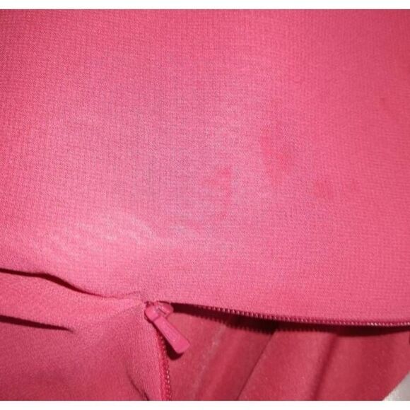 DAVID'S BRIDAL PINK STRAPLESS GOWN SZ.10 GOOD USED CONDITION - Picture 5 of 7